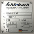 Profilovací stroj Schlebach MINI-LIGHT > 2014